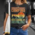 Weekend Forecast Camping With A Chance 19 Shirt Unisex T-Shirt Gifts for Her