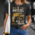 Weitzel Blood Runs Through My Veins Name V2 Unisex T-Shirt Gifts for Her