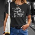 Womens Born Together Friends Forever Twins Girls Sisters Outfit Unisex T-Shirt Gifts for Her