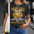 Womens Gemini Girl I Can Be Mean Saying Birthday Zodiac Girls Unisex T-Shirt Gifts for Her