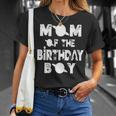 Womens Mom Of The Birthday Astronaut Boy And Girl Space Theme Unisex T-Shirt Gifts for Her