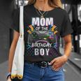 Womens Mom Of The Birthday Boy Matching Video Gamer Birthday Party V3 Unisex T-Shirt Gifts for Her