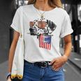 4Th Of July Fun American Flag Dalmatian Dog Lover Gift Unisex T-Shirt Gifts for Her