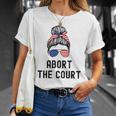 Abort The Court Pro Choice Support Roe V Wade Feminist Body Unisex T-Shirt Gifts for Her