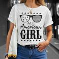 All American Girl 4Th Of July Family Matching Sunglasses Unisex T-Shirt Gifts for Her