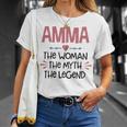Amma Grandma Amma The Woman The Myth The Legend T-Shirt Gifts for Her