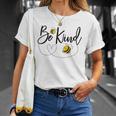 Be Kind Bees Insect Lover Funny Kindness Friendly Kids Heart Unisex T-Shirt Gifts for Her