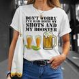 Beer Drinking Dont Worry Ive Had Both My Shots And Booster Unisex T-Shirt Gifts for Her