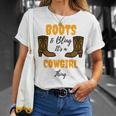 Boots Bling Its A Cowgirl Thing Unisex T-Shirt Gifts for Her