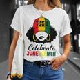 Celebrate Junenth 1865 Black Girl Magic Melanin Women Unisex T-Shirt Gifts for Her