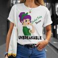 Cerebral Palsy Warrior Strong Women Green Ribbon Cerebral Palsy Cerebral Palsy Awareness Unisex T-Shirt Gifts for Her