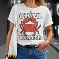 Crab Hunter Seafood Hunting Crabbing Lover Claws Shellfish Unisex T-Shirt Gifts for Her