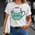 Cute Cat In Mug Unisex T-Shirt Gifts for Her