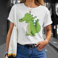 Dancing Alligator Dabbing Alligator T-shirt Gifts for Her