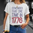 Fourth Of July Remember 1776 Funny 743 Shirt Unisex T-Shirt Gifts for Her