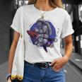 Funny Astronaut Monkey V4 Unisex T-Shirt Gifts for Her