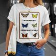 Funny The Butterfly Diversity Is Beatifull Tshirt Unisex T-Shirt Gifts for Her