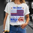 Funny The Return Of The Ultra Maga King Flag Gift Unisex T-Shirt Gifts for Her