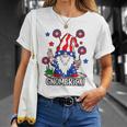 Gnomes 4Th Of July Women Gnomerica Girls American Flag Unisex T-Shirt Gifts for Her