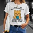 I Dont Like Morning People Or Mornings Or People V2 Unisex T-Shirt Gifts for Her