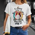 I Really Like Devilish Penguin Ok Unisex T-Shirt Gifts for Her