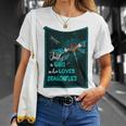 Just A Girl Who Loves Dragonfly Unisex T-Shirt Gifts for Her
