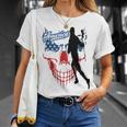 Lacrosse Usa Flag Unisex T-Shirt Gifts for Her