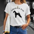 Mens Airedale Dad Airedale Terrier Owner Gift Unisex T-Shirt Gifts for Her
