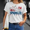 Mens Im His Sparkler Funny 4Th Of July Matching Couples For Her Unisex T-Shirt Gifts for Her