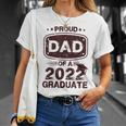 Mens Proud Dad Of A Class Of 2022 Graduate Senior Graduation Best Unisex T-Shirt Gifts for Her