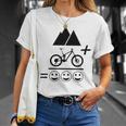 Mountain Biking Funny - Mountain Bike Happiness 194 Shirt Unisex T-Shirt Gifts for Her