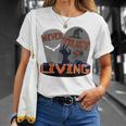 Never Trust The Living Unisex T-Shirt Gifts for Her