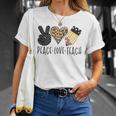 Peace Love Teach Back To School Teacher Gift Unisex T-Shirt Gifts for Her
