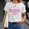 Promoted To Bubbe Baby Reveal Gift Jewish Grandma Unisex T-Shirt Gifts for Her