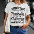 September Girl Make No Mistake My Personality Is Who I Am T-Shirt Gifts for Her