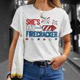 Shes My Firecracker 4Th July Matching Couples His And Hers Unisex T-Shirt Gifts for Her