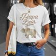 Vintage Papa Bear Dad Fathers Day Father Gift Tee Unisex T-Shirt Gifts for Her