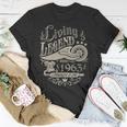 1963 Birthday Living Legend Since 1963 T-Shirt Funny Gifts