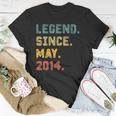 8 Years Old Gifts Legend Since May 2014 8Th Birthday Unisex T-Shirt Unique Gifts