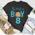 8Th Birthday Party Gift 8 Year Old Son Boy Eight Birthday Unisex T-Shirt Funny Gifts