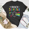 Autism Awareness Support Autistic Kids Rock Spectrum Unisex T-Shirt Unique Gifts