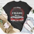 Chang Shirt Family Crest ChangShirt Chang Clothing Chang Tshirt Chang Tshirt For The Chang T-Shirt Funny Gifts