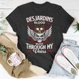 Desjardins Blood Runs Through My Veins Name V2 Unisex T-Shirt Unique Gifts