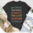 Dont Piss Off Old People Gag For Elderly People V3 T-shirt Personalized Gifts