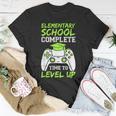Elementary Complete Time To Level Up Kids Graduation Unisex T-Shirt Funny Gifts