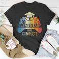 Elementary Level Complete Graduation Gamer Boys Kids Unisex T-Shirt Unique Gifts Elementary Level Complete Graduation Gamer Boys Kids Unisex T-Shirt Unique Gifts