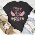 Father Grandpa Daddys Girl I Used To Be His Angel Now He Is Mine Daughter 256 Family Dad Unisex T-Shirt Unique Gifts