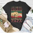Father Grandpa I Am Proud Of Many Things In Life But Nothing Beats Being A Papa258 Family Dad Unisex T-Shirt Unique Gifts