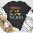 Fortunato Name Shirt Fortunato Family Name V4 Unisex T-Shirt Unique Gifts