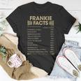 Frankie Name Frankie Facts T-Shirt Funny Gifts